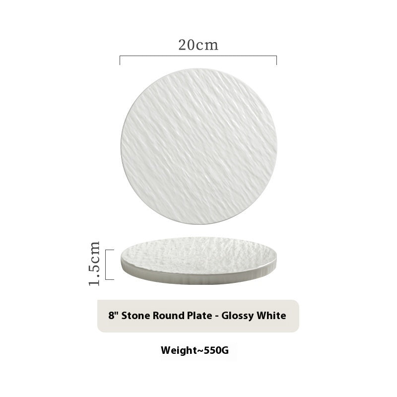 Porcelain Dinner Plate Household Hotel Plate