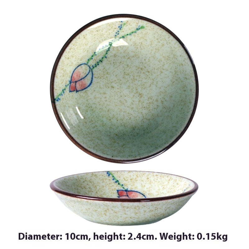 Simple Style Round Ceramic Plate