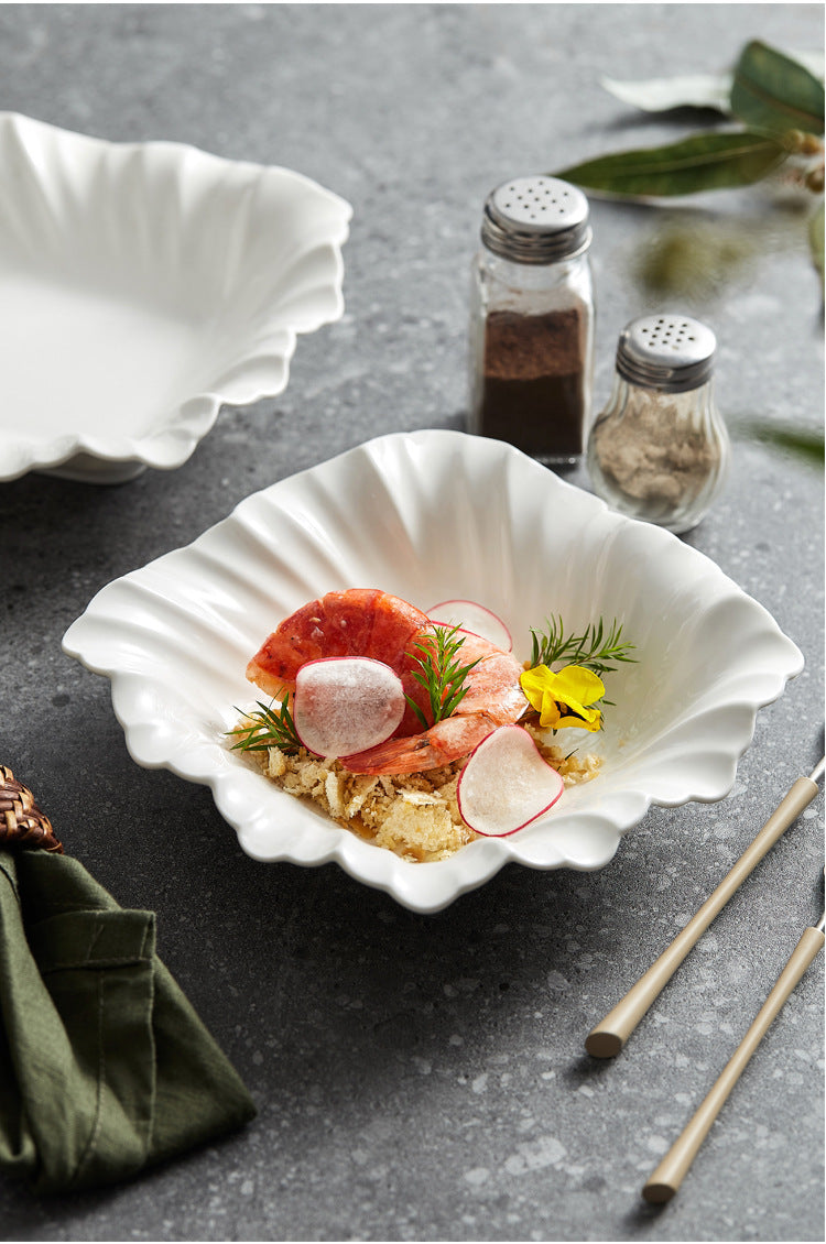 Square Bowl Plate Fruit Salad Bowl