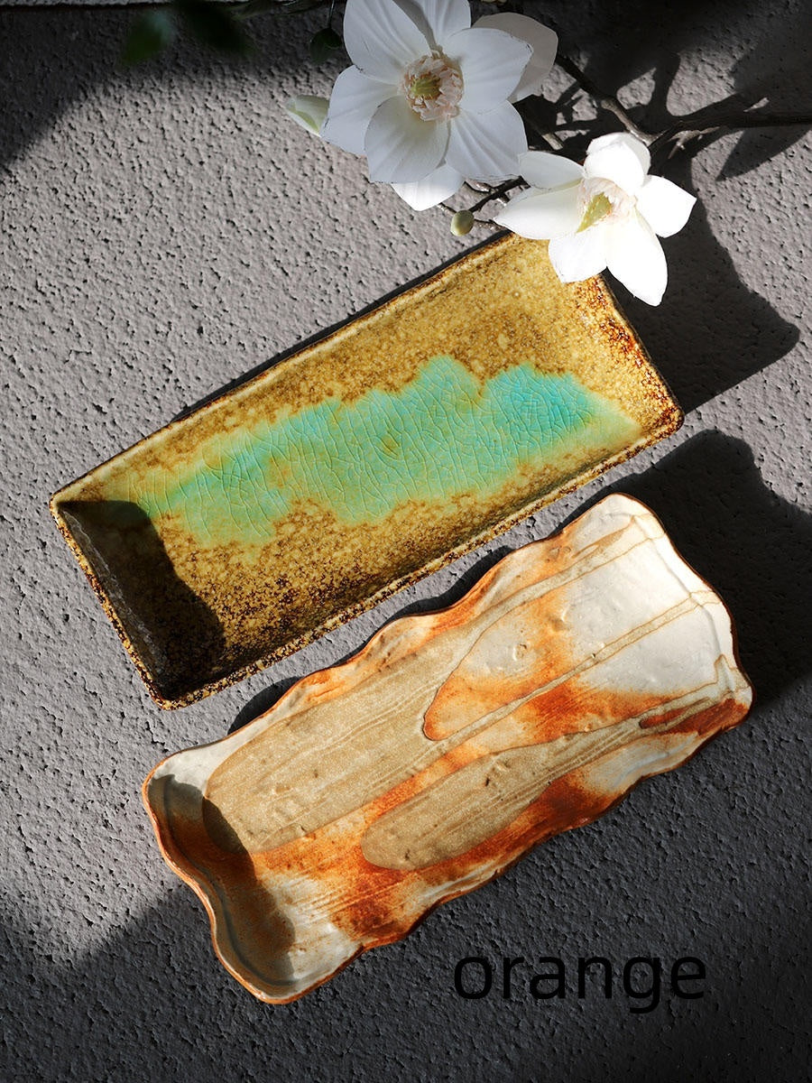 Sushi Long Handmade Rectangular Plate