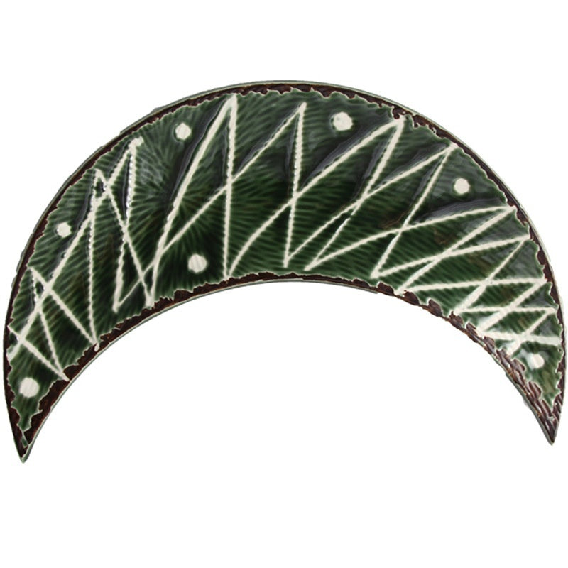 Creative Retro Ceramic Moon Art Plate