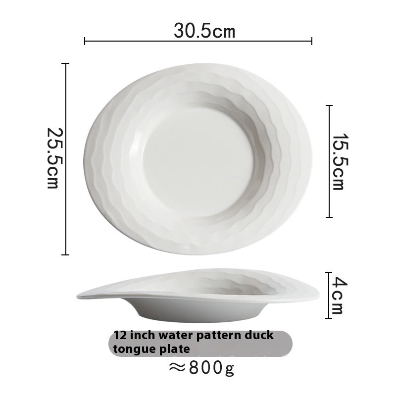 Creative Western Cuisine Plate