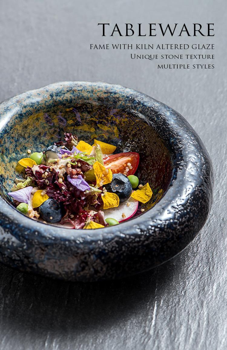 Creative Ceramic Retro Bowl Plate