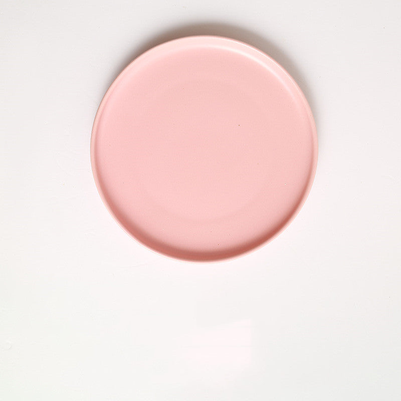 Creative Ceramic Simple Flat Plate