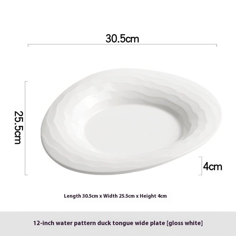 Special-shaped Western Irregular Creative Plate