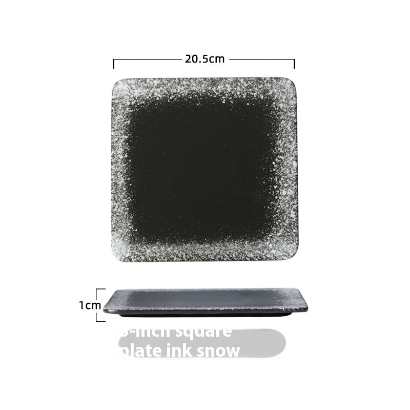Ceramic Tableware Square Plate Dish