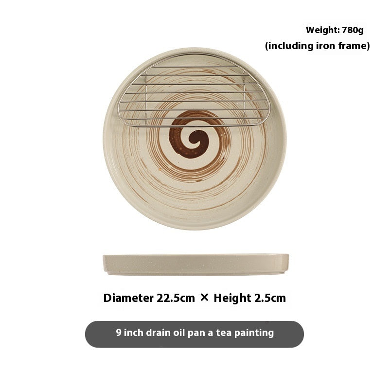 Creative Retro House Plate