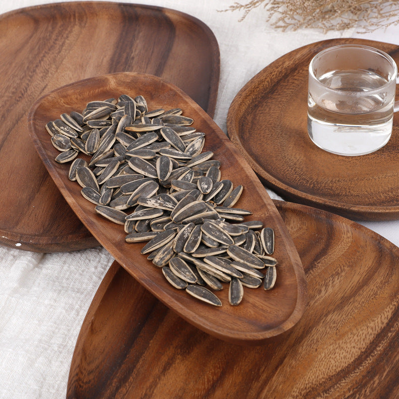 Walnut Irregular Rectangular Wooden Plate