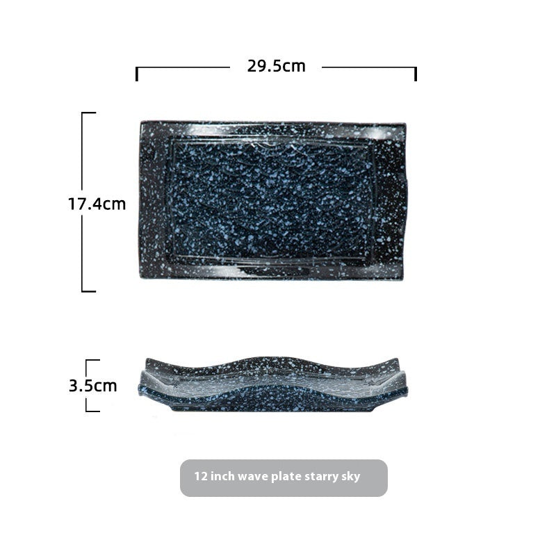 Creative Rectangular Food Dessert Tableware