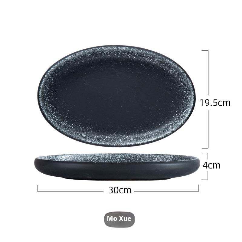 Ceramic Creative Deep Oval Plate