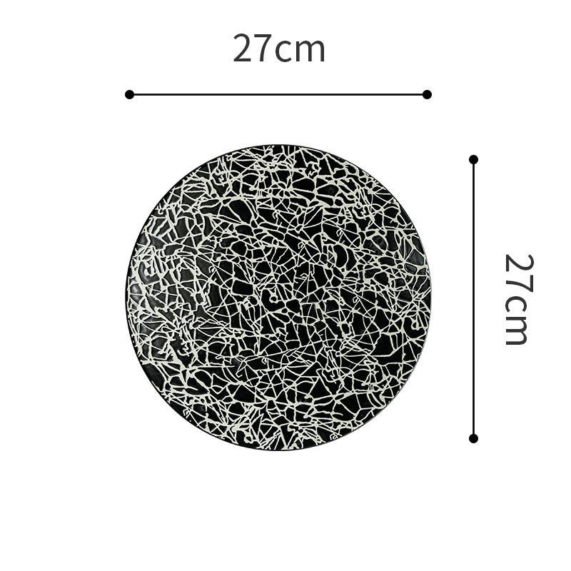 Elegant Creative Round Porcelain Plate