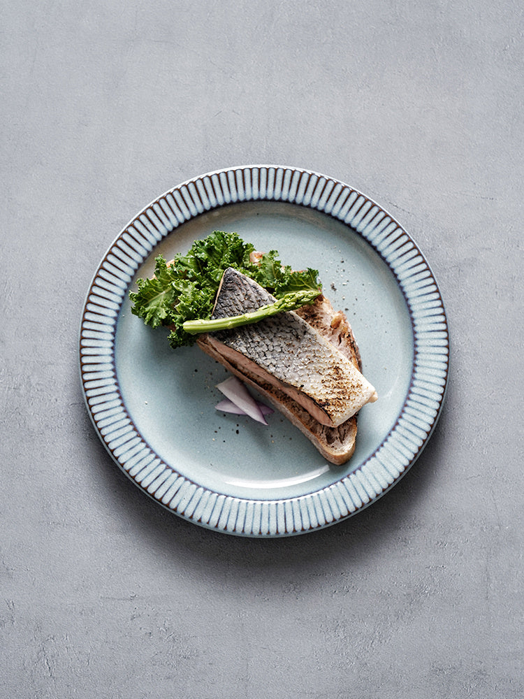 Creative Ceramic Round Western Plate