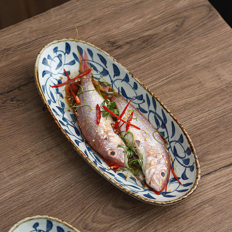 Long Oval Classic Deep Plate