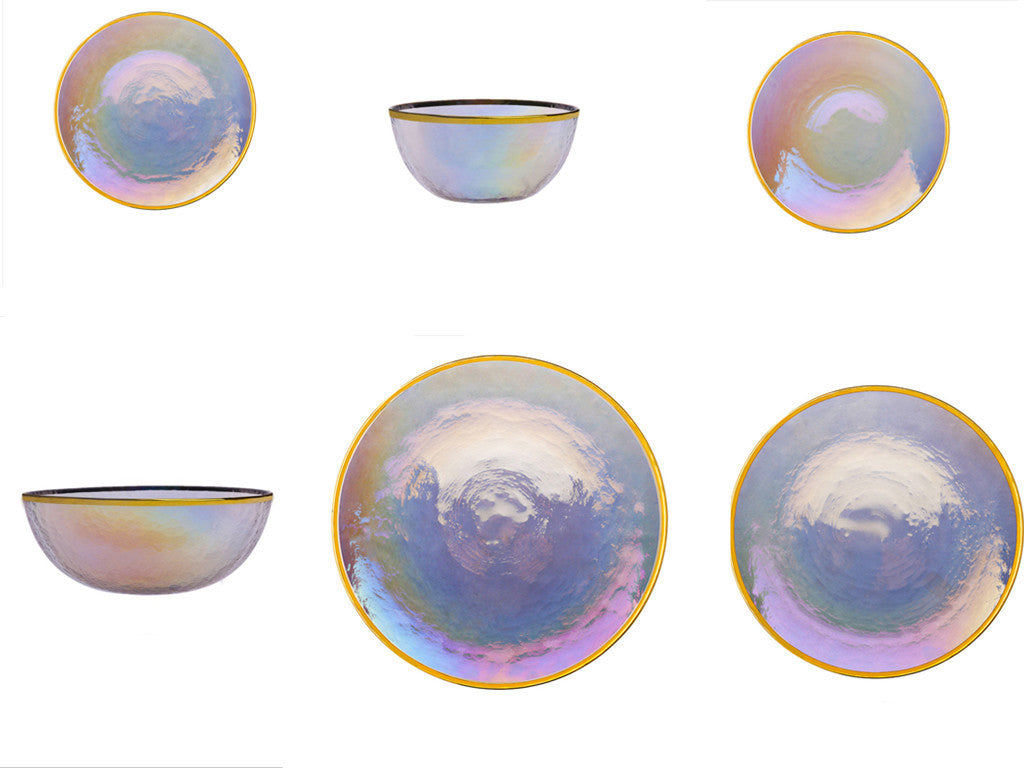 Rainbow Glass Plate