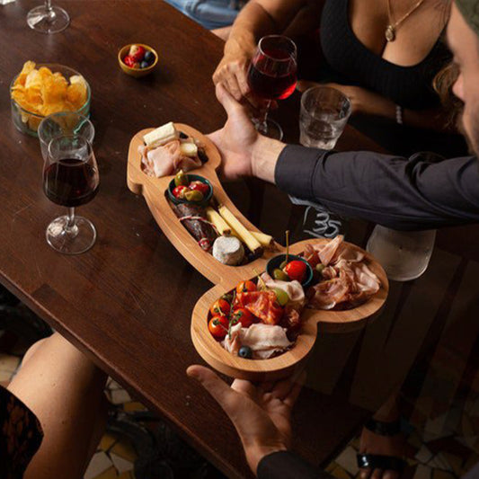 Funny Wooden Party Plate