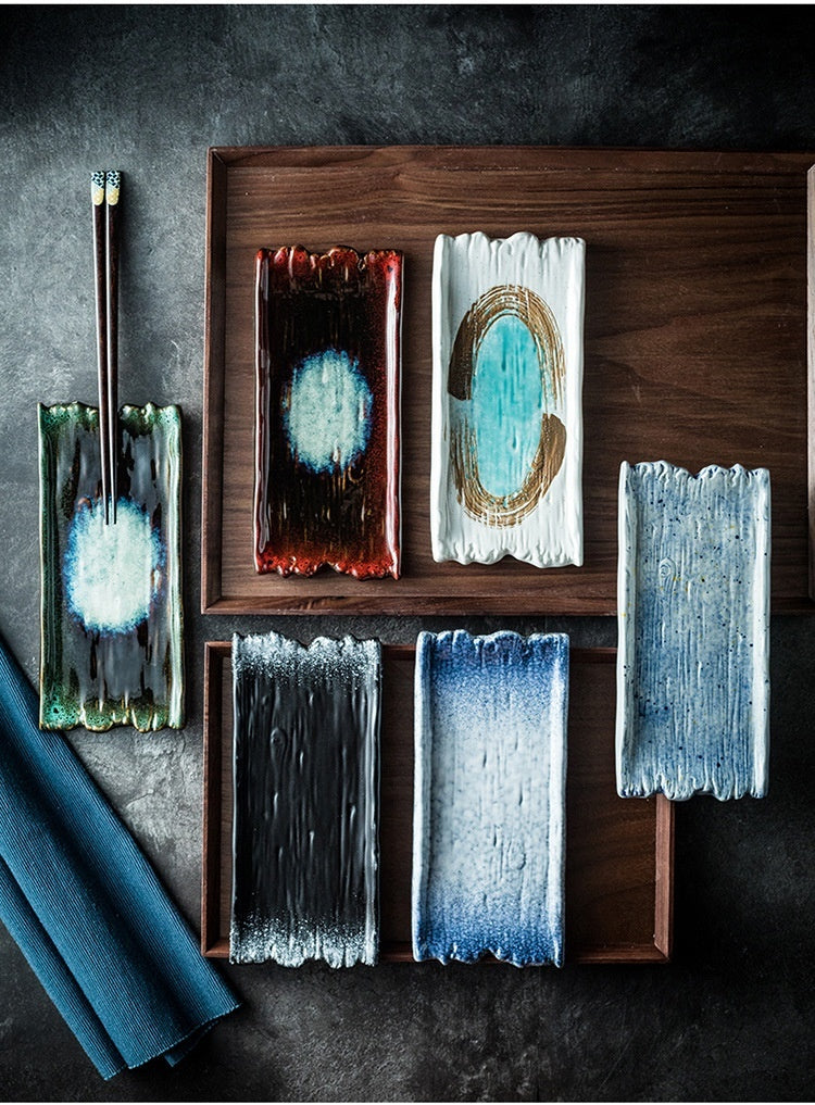 Large Western Specialty Ceramic Flat Plate