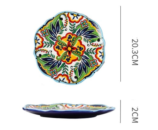 Underglaze Ceramic Tableware Household Dishes
