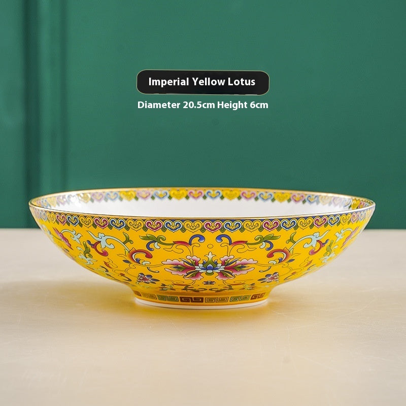 Classic Deep Ceramic Soup Plate