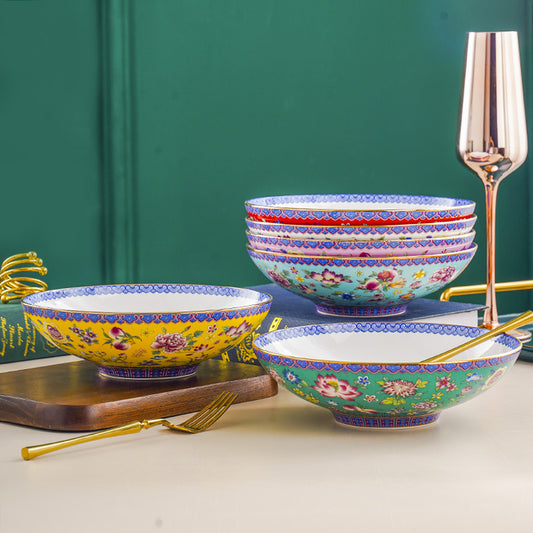 Classic Deep Ceramic Soup Plate