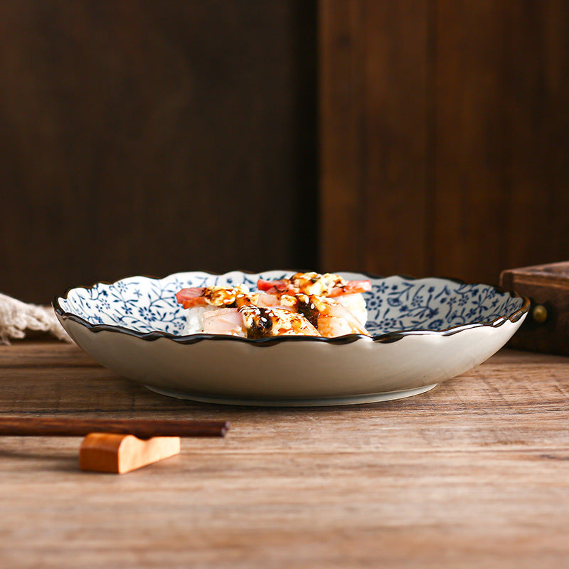 Cuisine Sushi Plate Porcelain Dinner Plate