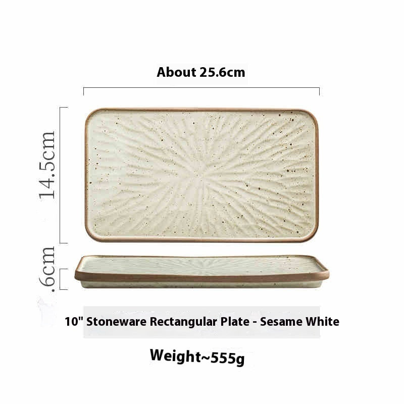 High-grade Retro Barbecue Plate Commercial