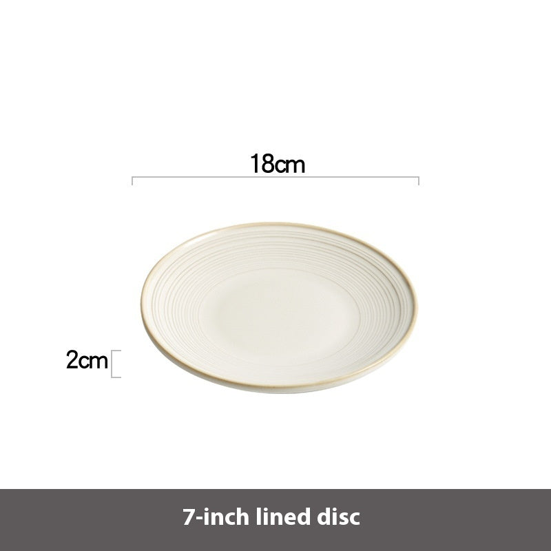 Household Minimalist Ceramic Bowl Plate