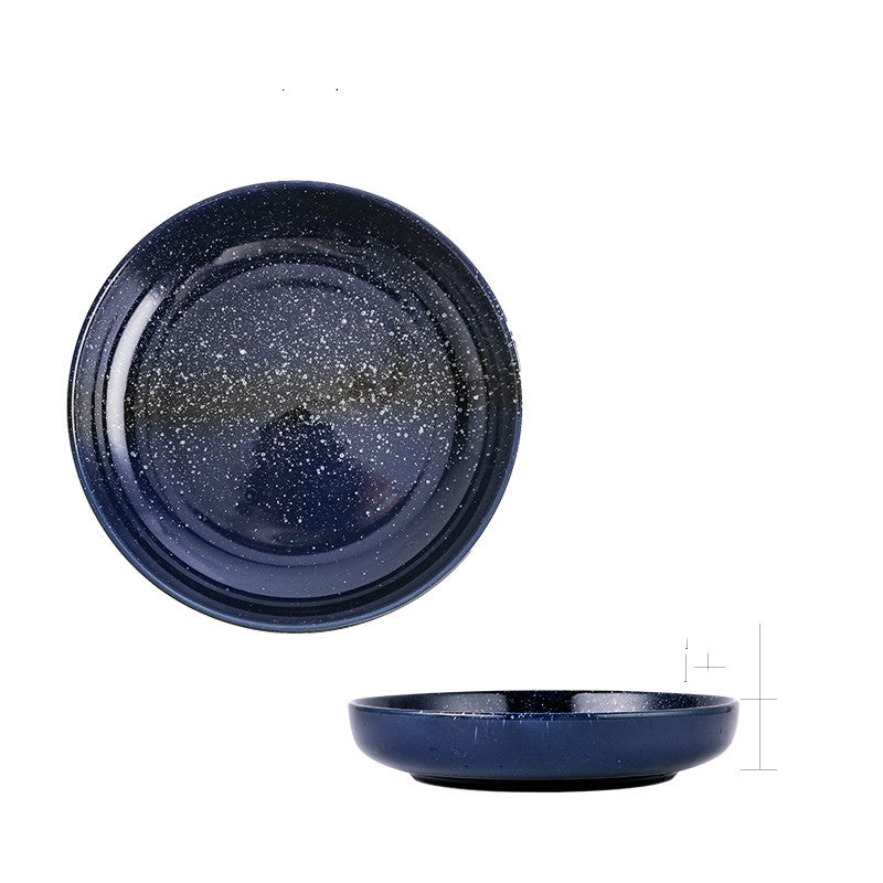 Japanese Deep Round Ceramic Dish