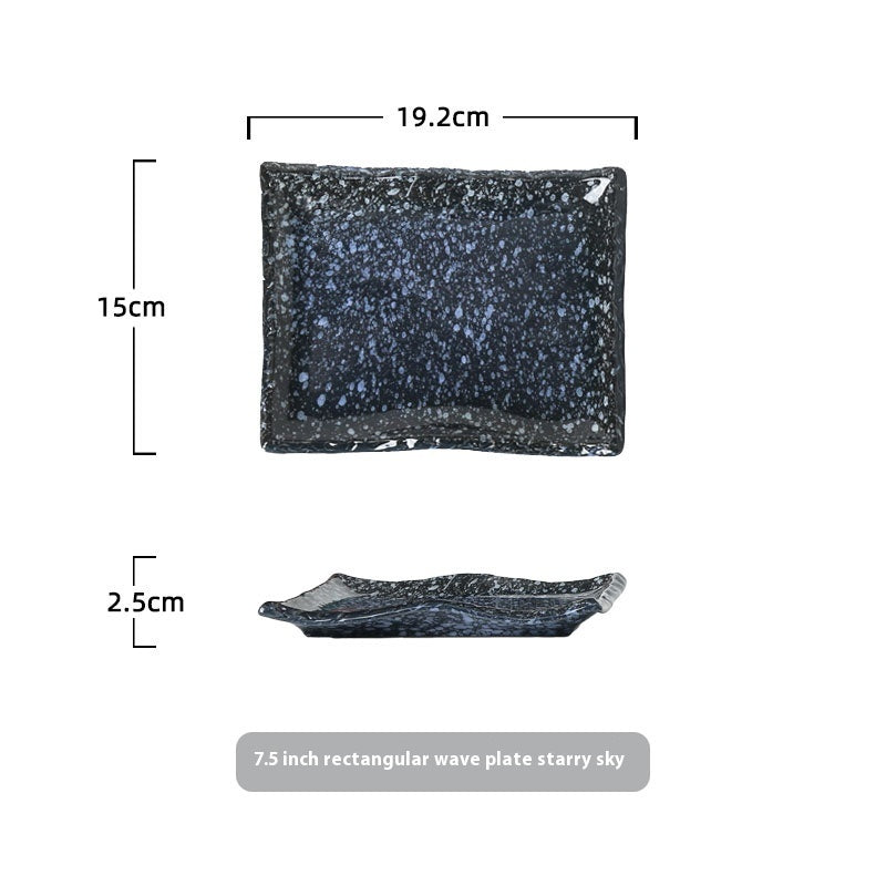 Creative Rectangular Food Dessert Tableware