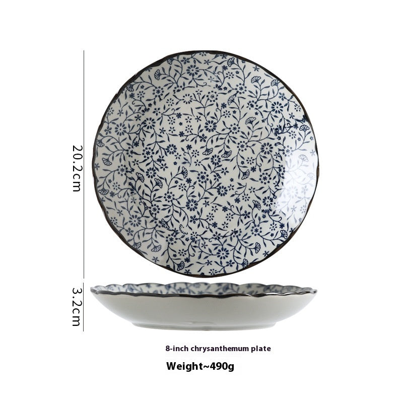 Cuisine Sushi Plate Porcelain Dinner Plate
