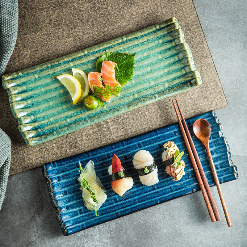 Creative Ceramic Strip Flat Plate