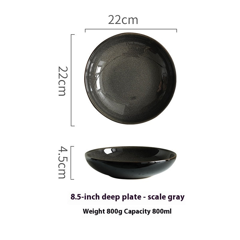 Homemade Underglaze Creative Plate