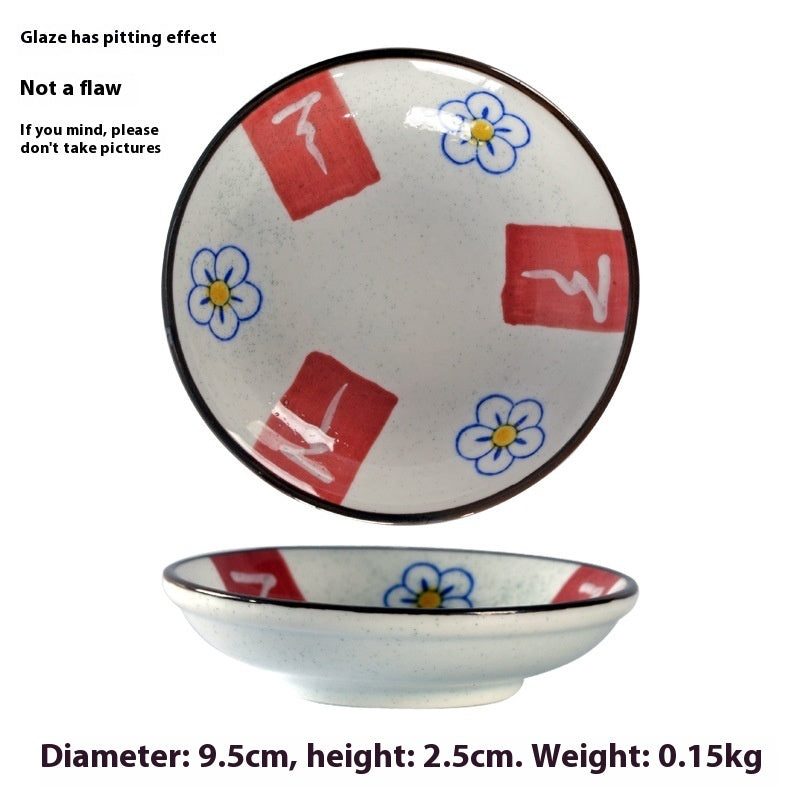 Simple Style Round Ceramic Plate