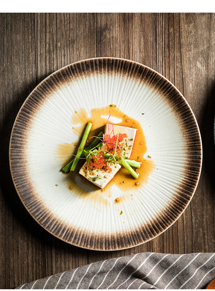 Western Cuisine Ceramic Plate