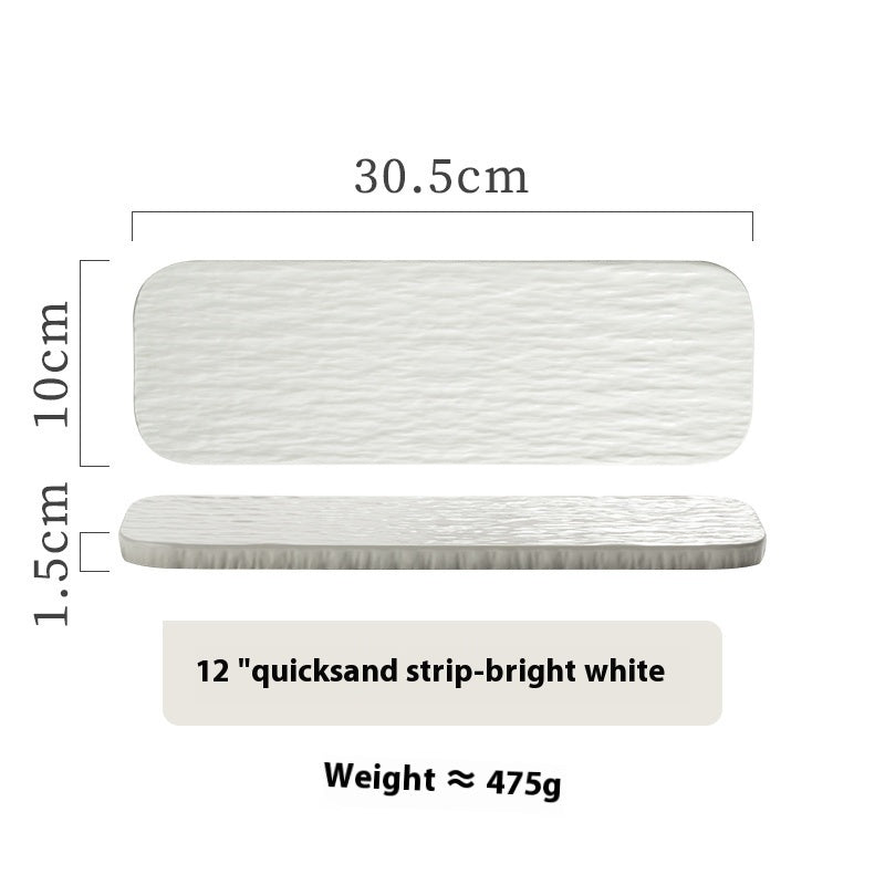 Dugi tanjur sushi roštilj sashimi ljuljački tanjur