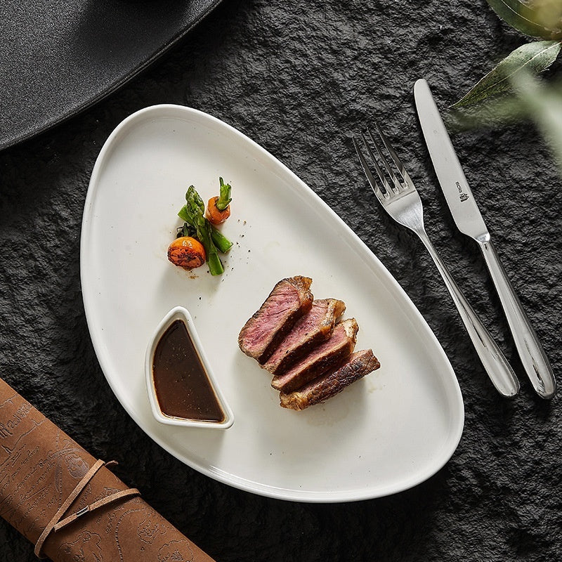 Ceramic Round Triangle Plate