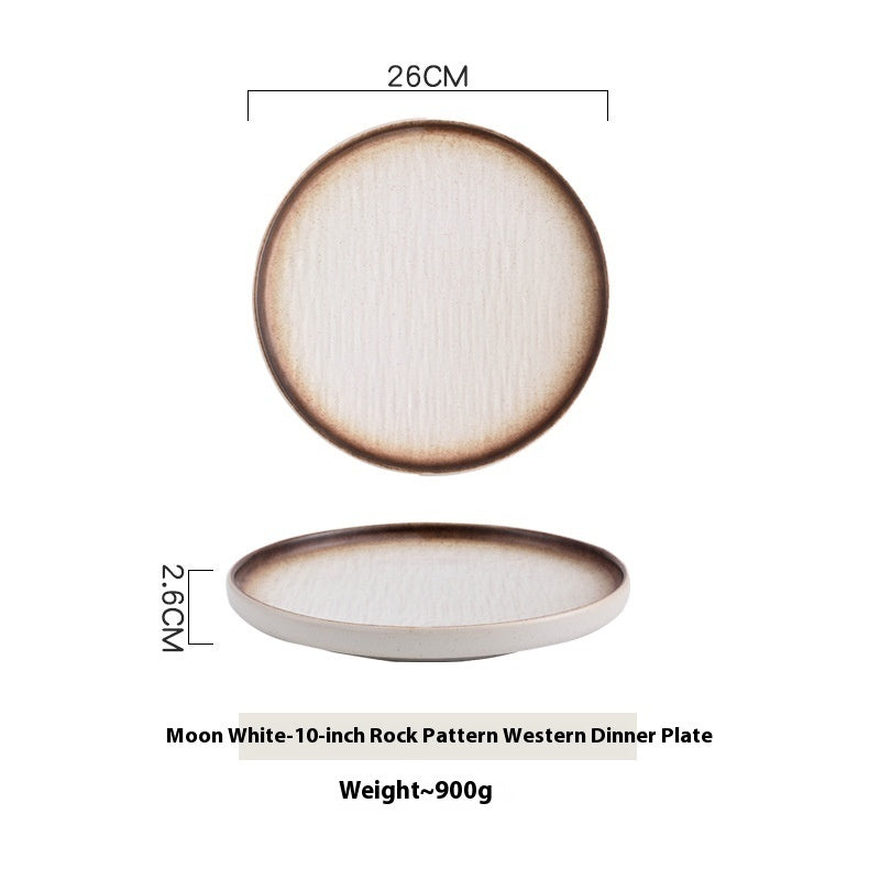 Household Steak Plate Ceramic Western Cuisine Plate