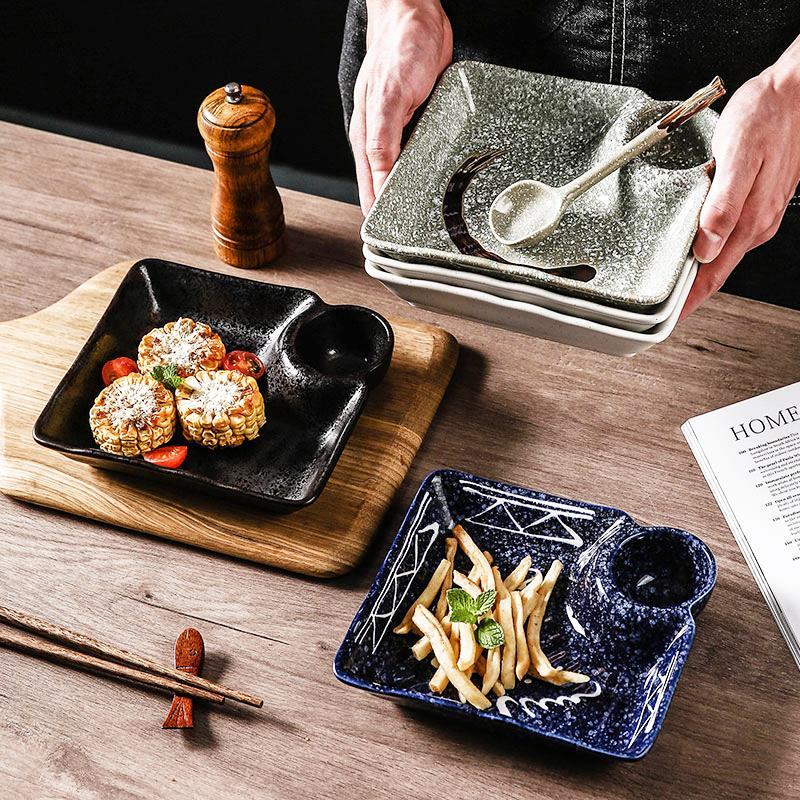 Creative Japanese  Ceramic Shaped Plate