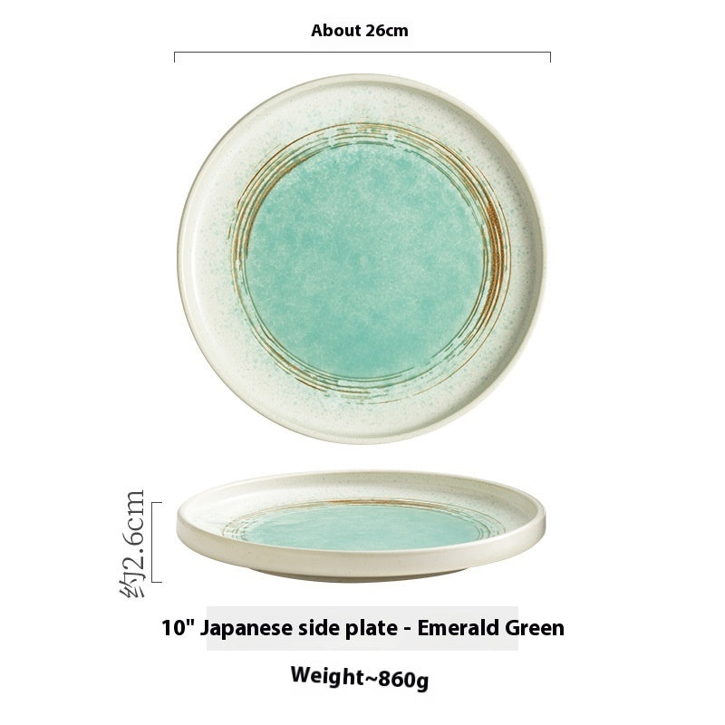 Ceramic Western Cuisine Plate Household Steak Plate