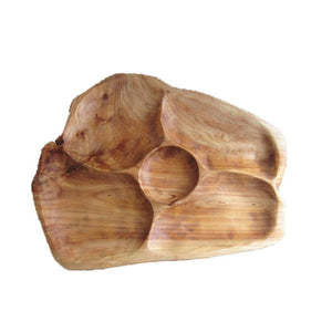 Wood Fruit Dessert Plate