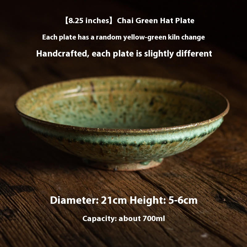 Retro Stoneware Deep Plate