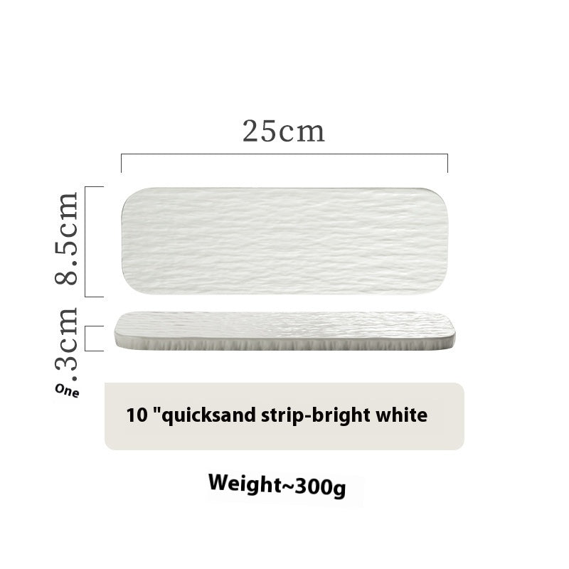 Dugi tanjur sushi roštilj sashimi ljuljački tanjur