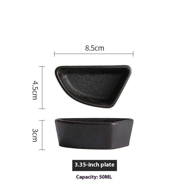 Ceramic Round Triangle Plate