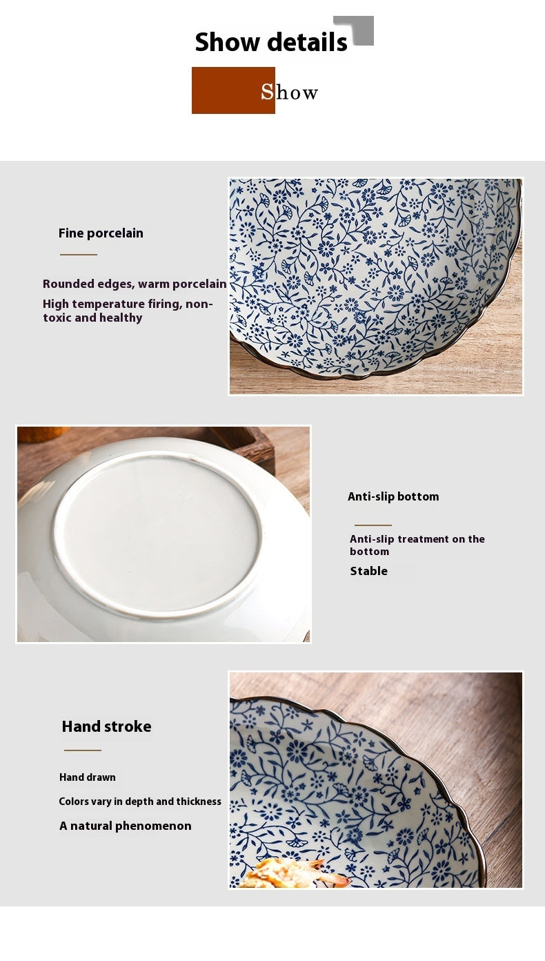 Cuisine Sushi Plate Porcelain Dinner Plate