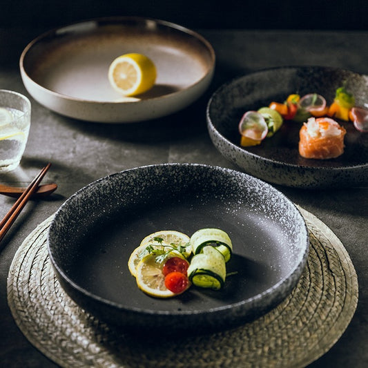 Ceramic Large Deep Plate