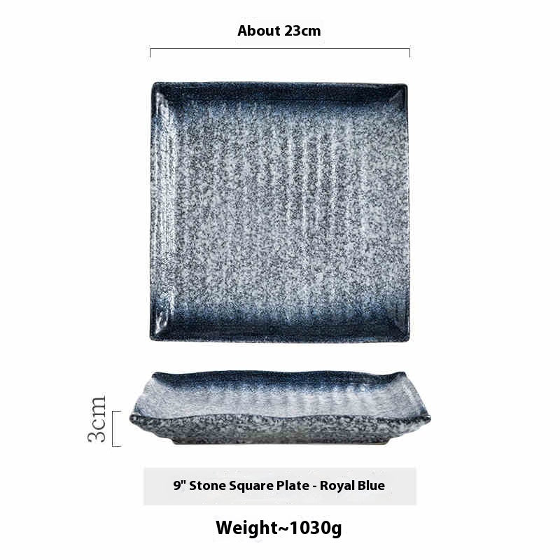 Simple Style Good-looking Square Ceramic Flat Plate