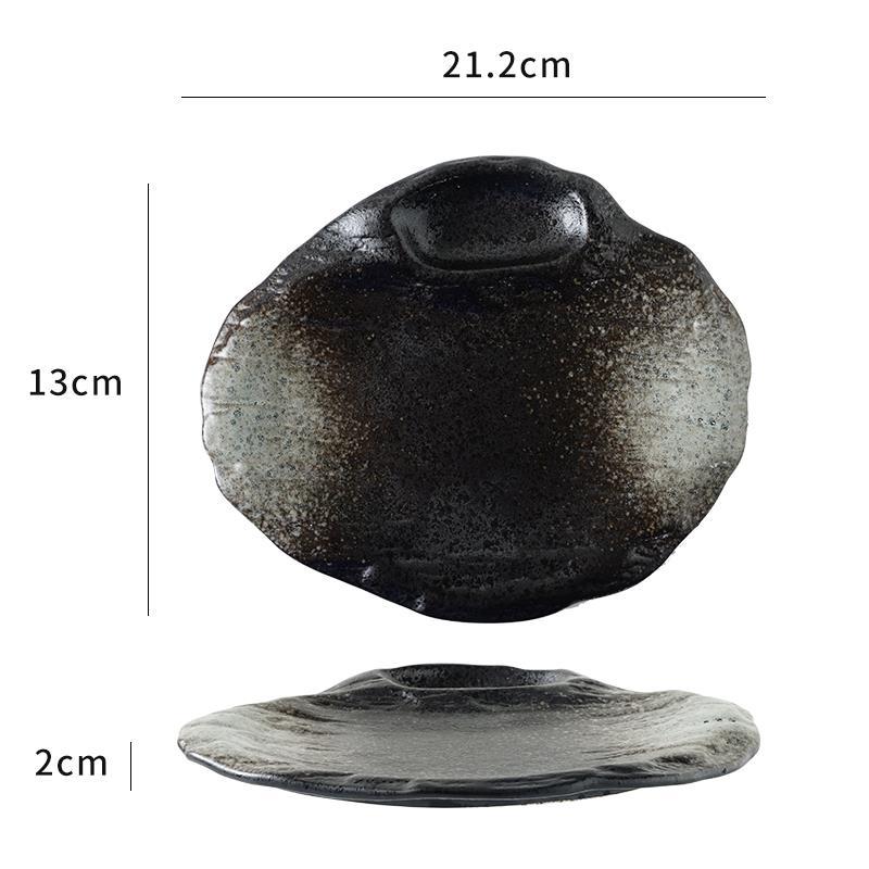 Creative Japanese  Ceramic Shaped Plate