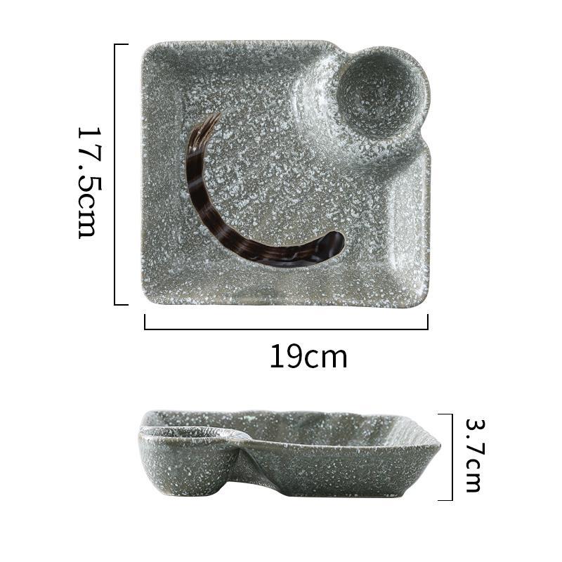 Creative Japanese  Ceramic Shaped Plate