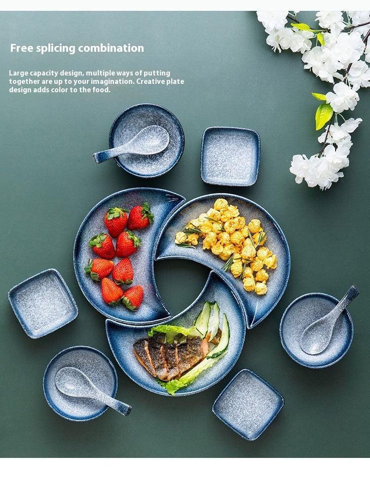 Creative Moon Ceramic Tableware Plate