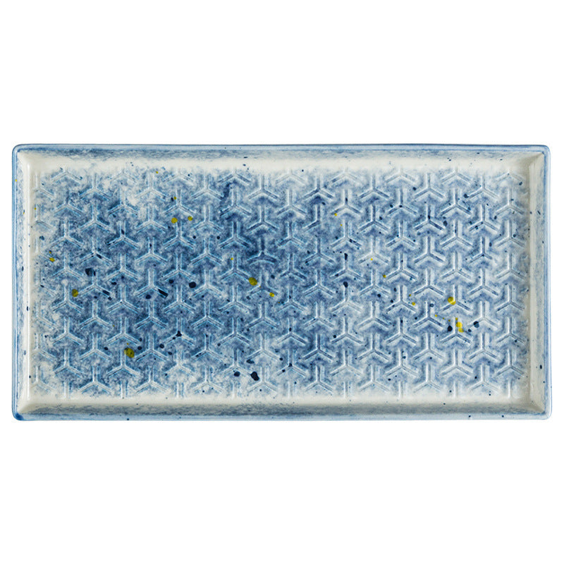 Ceramic Household Rectangular Snack Plate