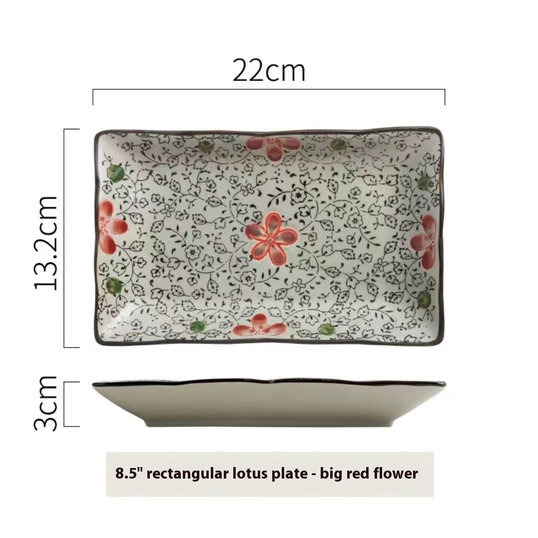 Sushi Creative Ceramic Rectangular Plate
